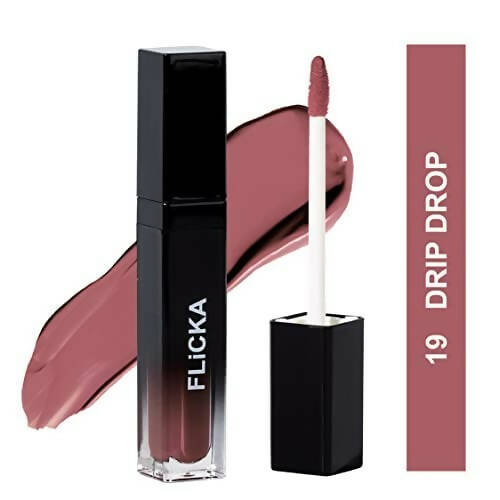 FLiCKA Set and Attack Liquid Matte Lipstick 19 Dip Drop - Nude