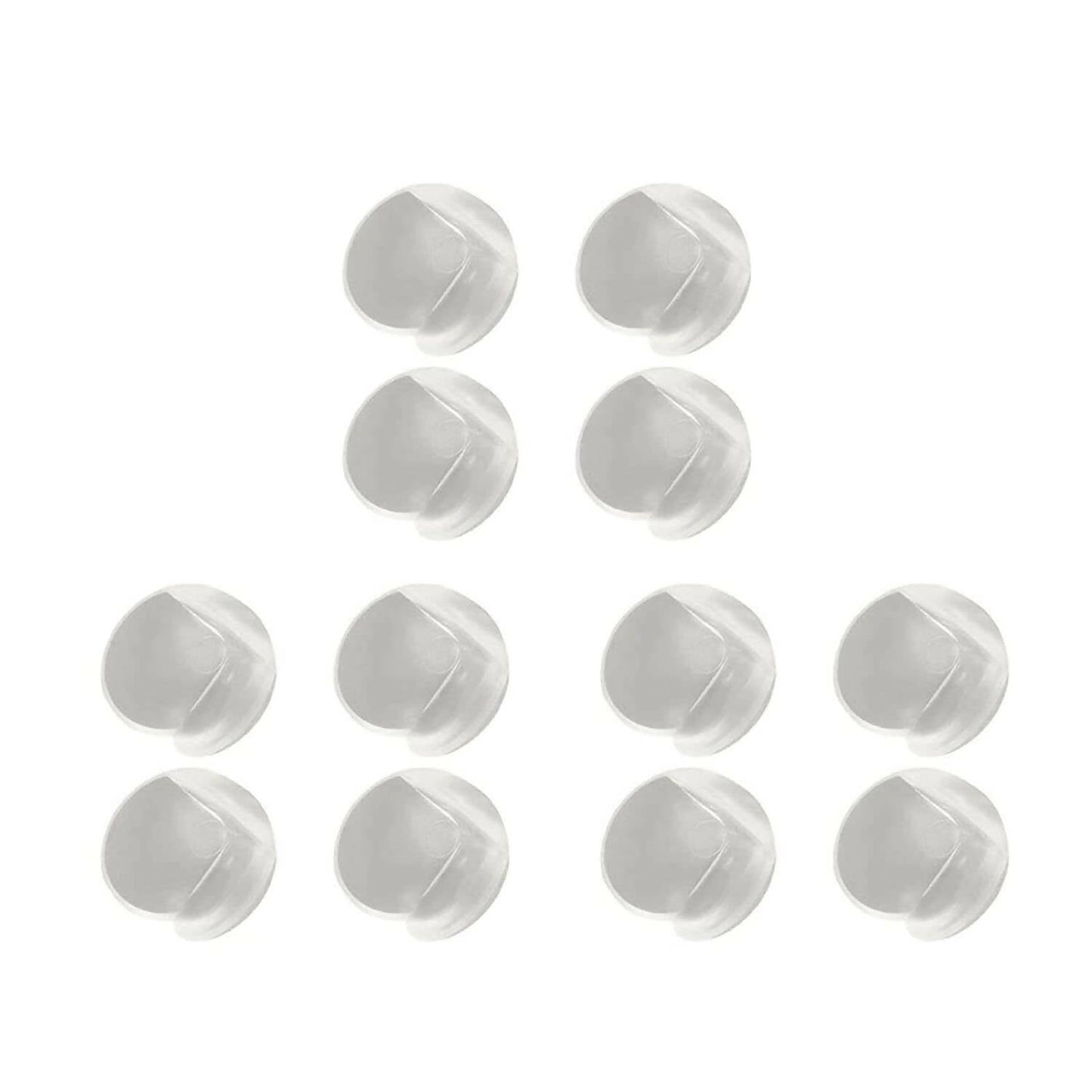 Safe-O-Kid Transparent Round Corner Caps For Kids Protection