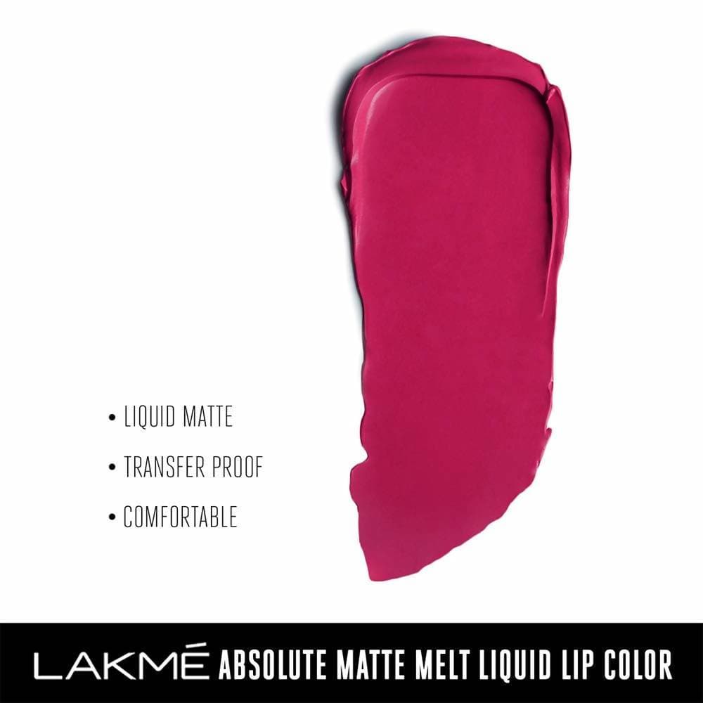 Lakme Absolute Matte Melt Liquid Lip Color - Pink Poison