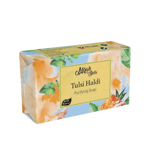 Mirah Belle Tulsi Haldi Purifying Soap - BUDEN