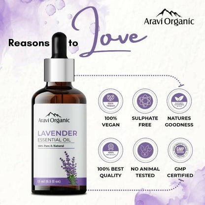 Aravi Organic Lavender Essential Oil