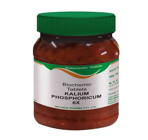 Bio India Homeopathy Kalium Phosphoricum Biochemic Tablets