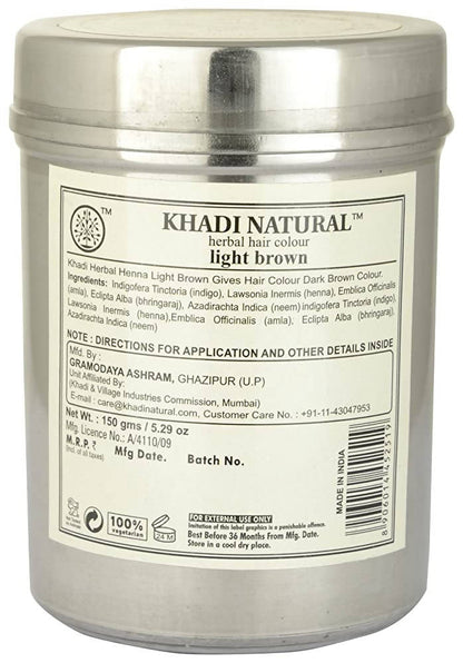 Khadi Natural Herbal Light Brown Herbal Hair Colour