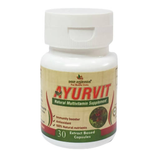 Deep Ayurveda Ayurvit 500mg Veg Capsules -  usa australia canada 