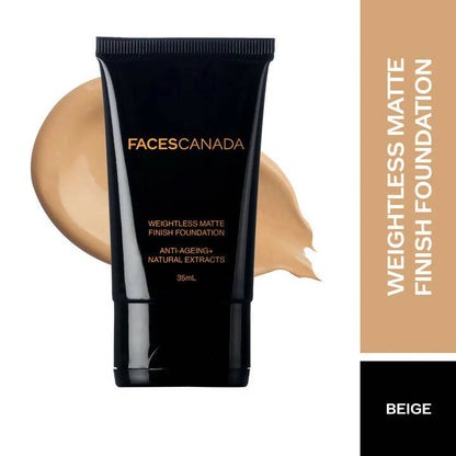 Faces Canada Weightless Matte Finish Foundation-Beige 03