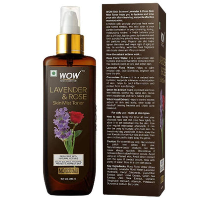 Wow Skin Science Lavender & Rose Skin Mist Toner