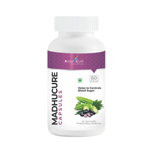 Aayur Cure Madhucure Capsules - buy in USA, Australia, Canada