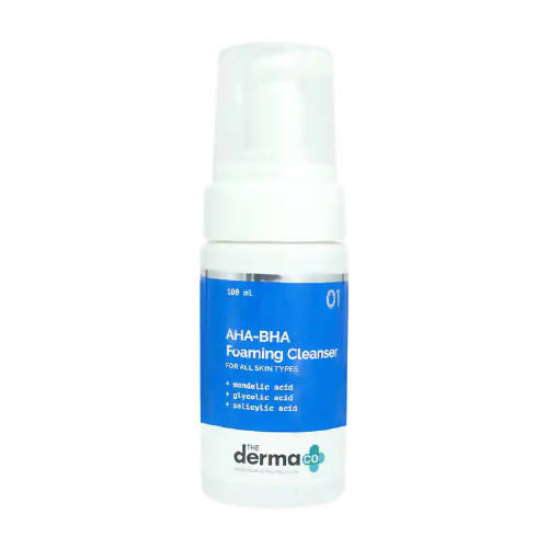 The Derma Co AHA-BHA Foaming Cleanser for All Skin Types