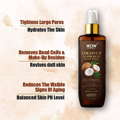 Wow Skin Science Coconut Super Rich Facial Toner