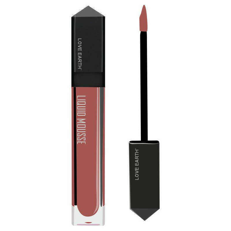 Love Earth Liquid Mousse Lipstick - Pink Colada - BUDNE