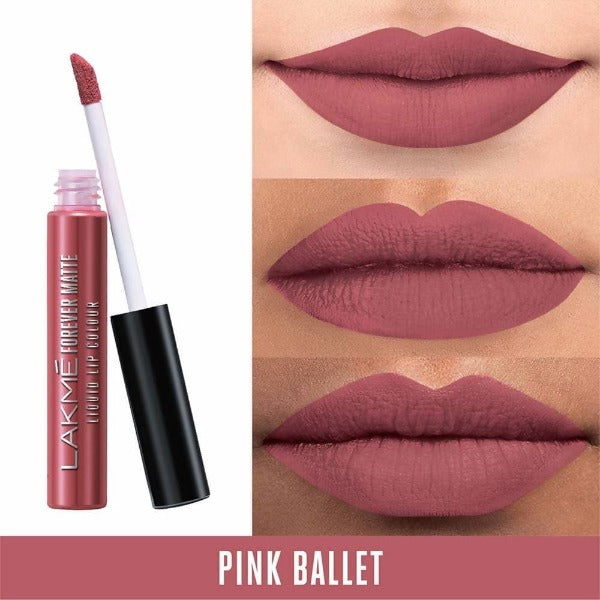 Lakme Forever Matte Liquid Lip Colour - Pink Ballet