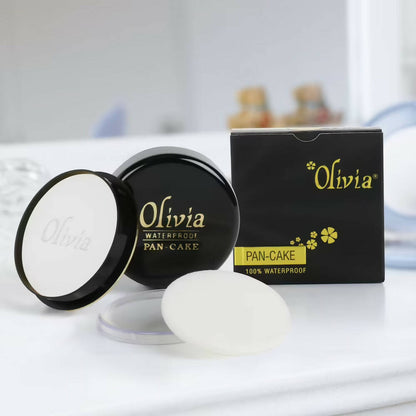 Olivia Waterproof Pan-Cake Foundation - White