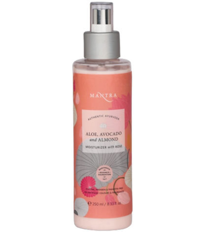 Mantra Herbal Aloe, Avocado And Almond Moisturiser With Rose