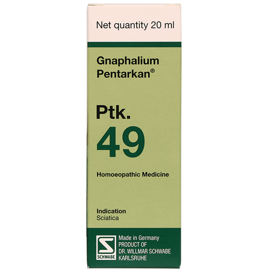 Dr. Willmar Schwabe Germany Gnaphalium Pentarkan Ptk. 49 Drops - usa canada australia