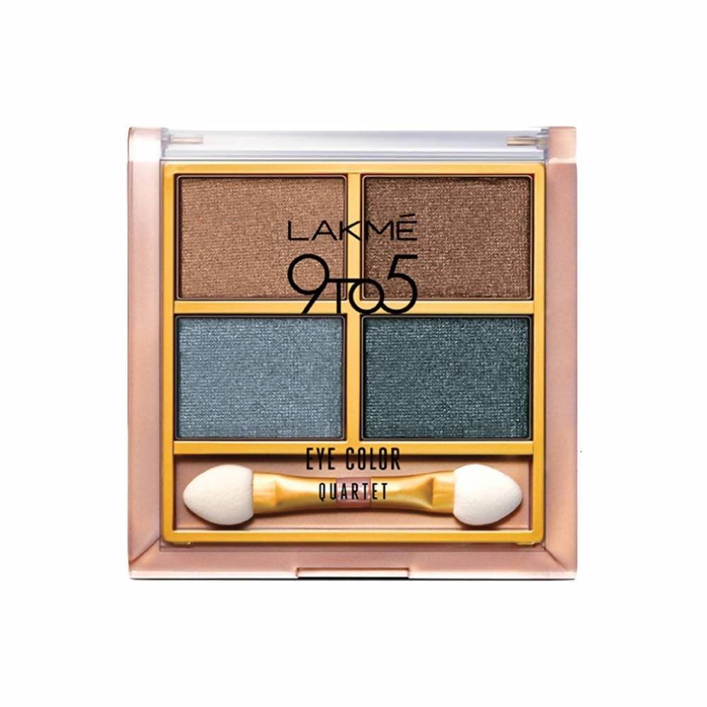 Lakme 9 To 5 Eye Color Quartet Eye Shadow - Smokey Glam