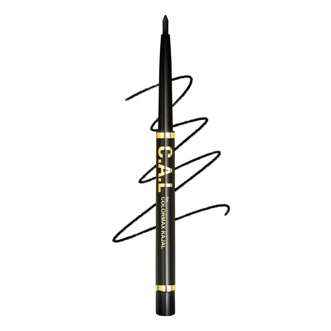 CAL Los Angeles One Stroke Intense Black Max Kajal Pencil - BUDNE