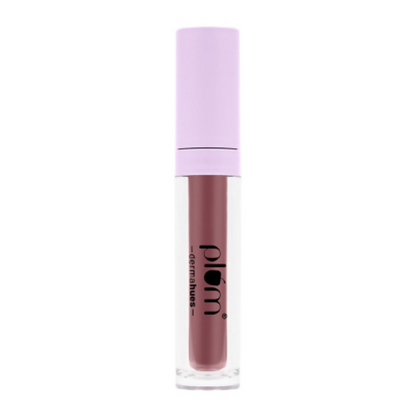 Plum Glassy Glaze Lip Lacquer 3-in-1 Lipstick + Lip Balm + Gloss 05 Cashmere Rose - BUDNE