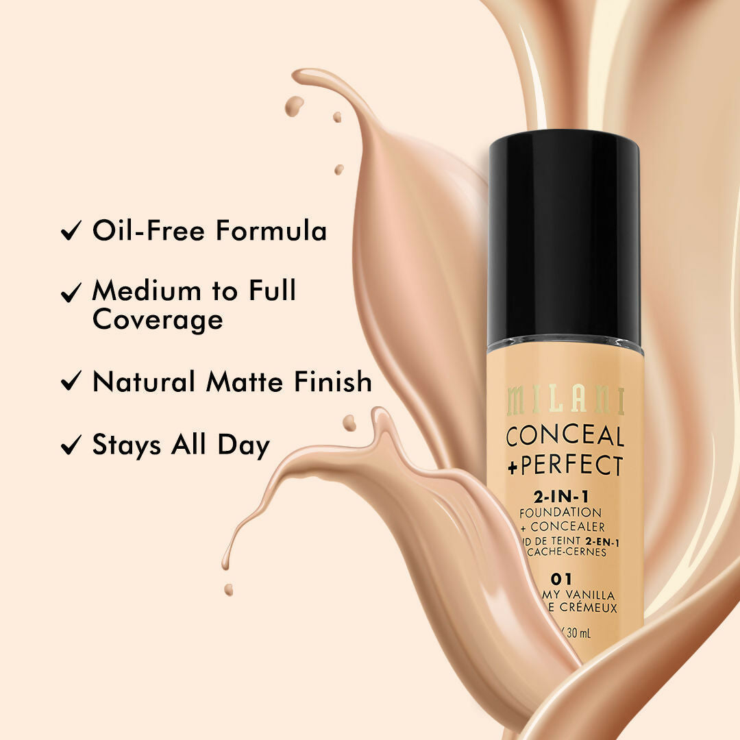 Milani Conceal + Perfect 2-In-1 Foundation + Concealer - Creamy Vanilla