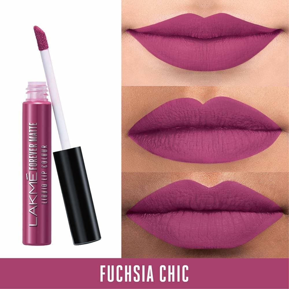 Lakme Forever Matte Liquid Lip Colour - Fuschia Chic