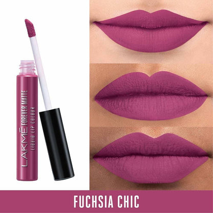 Lakme Forever Matte Liquid Lip Colour - Fuschia Chic