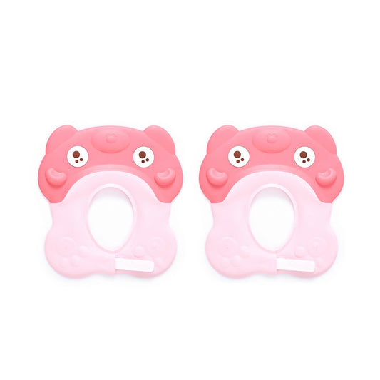 Safe-O-Kid Shampoo Shower cap for kids set of 2pcs- Pink colour -  USA, Australia, Canada 