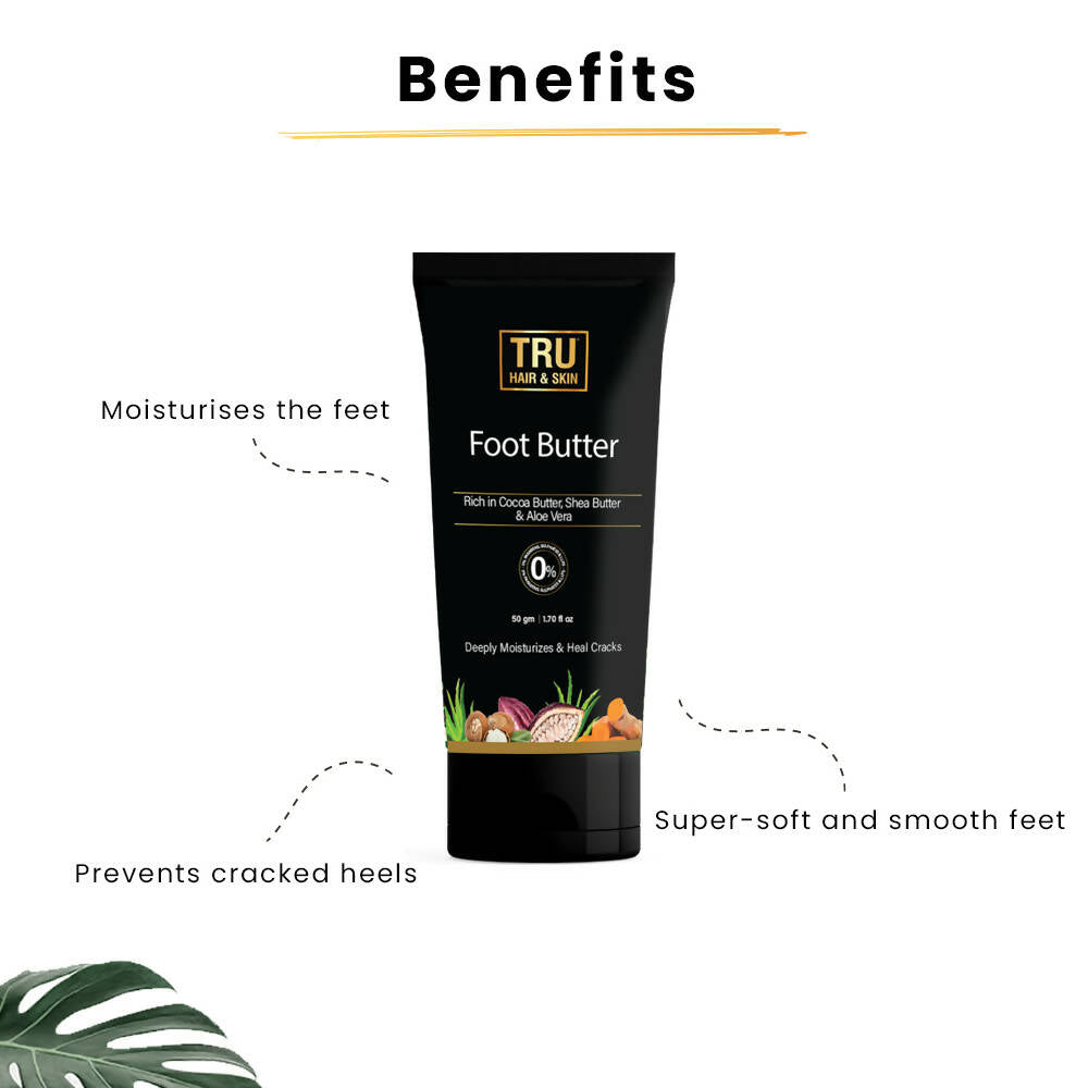 Tru Hair & Skin Foot Butter For Cracked Heels