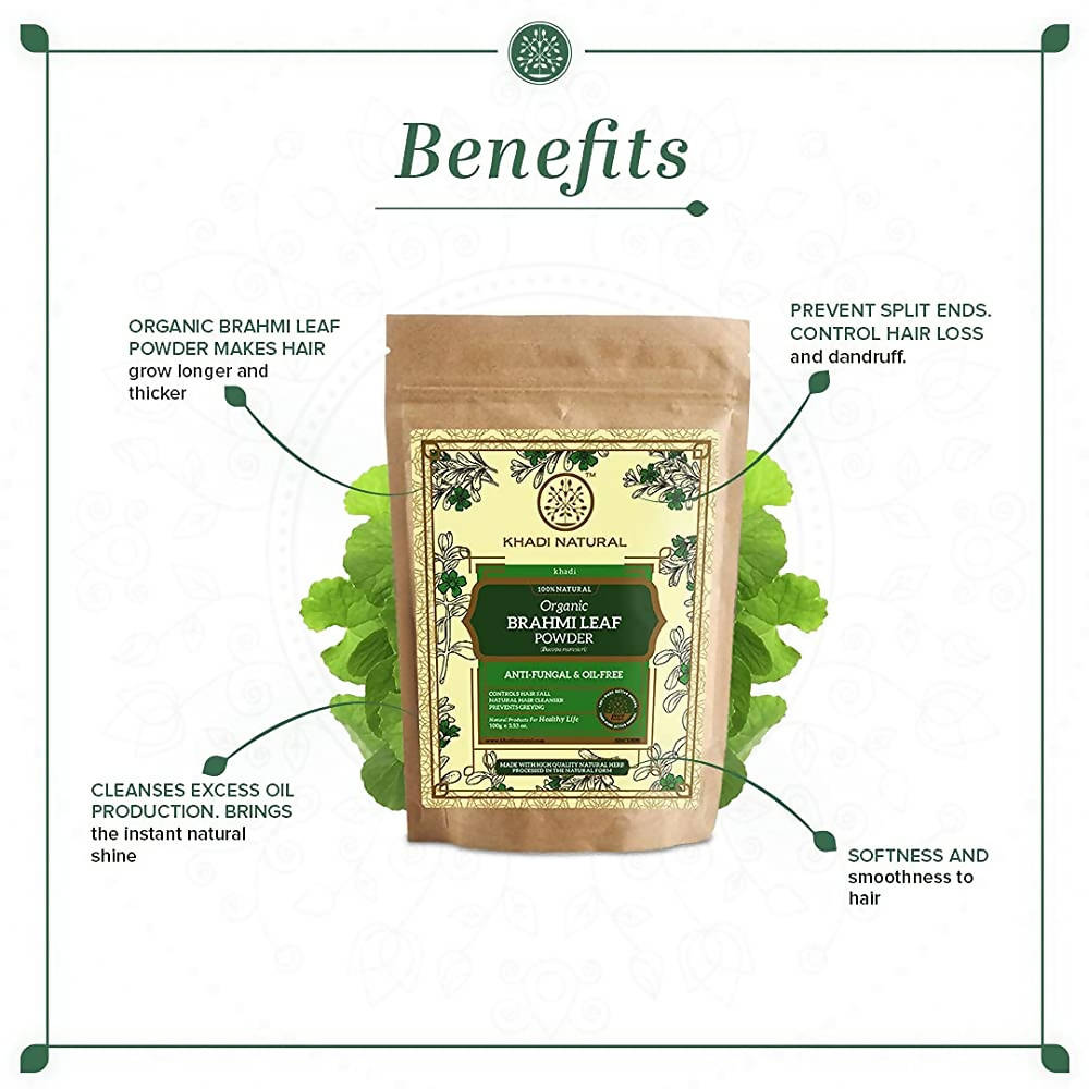 Khadi Natural Organic Brahmi Leaf Powder