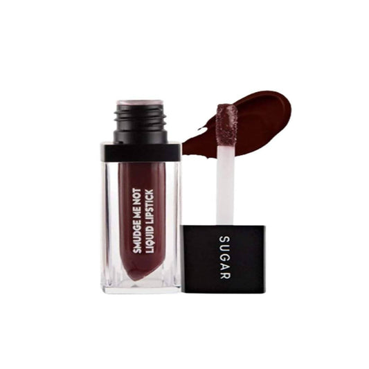 Sugar Smudge Me Not Liquid Lipstick - Aubergine Queen (Blackened Burgundy)