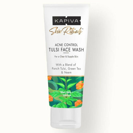 Kapiva Ayurveda Skin Rituals Acne Control Tulsi Face Wash - BUDNE