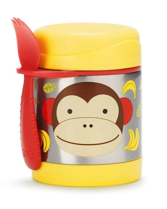 Skip Hop Zoo Insulated Little Kid Food Jar Monkey -  USA, Australia, Canada 