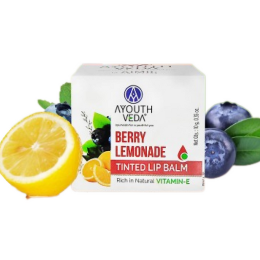 Ayouthveda Berry Lemonade Tinted Lip Balm - BUDNEN