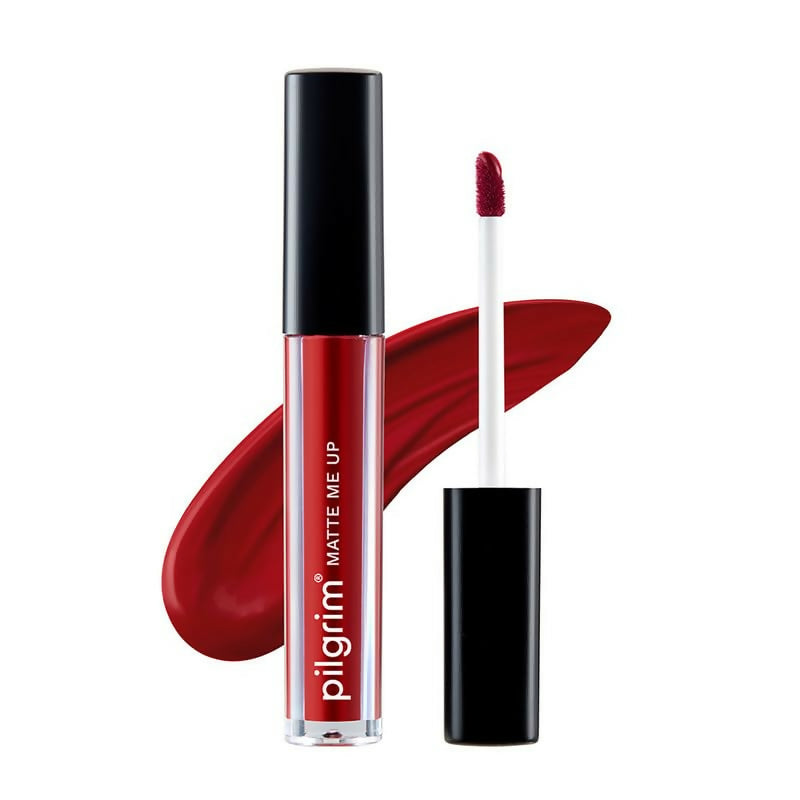 Pilgrim Liquid Matte Lipstick with Hyaluronic Acid - The Red Stiletto