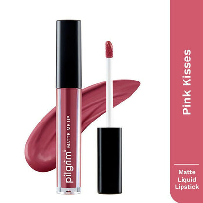 Pilgrim Matte Me Up Liquid Lipstick Pink Kisses