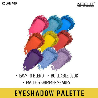 Insight Cosmetics 9 Color Eyeshadow Pallate - Color Pop