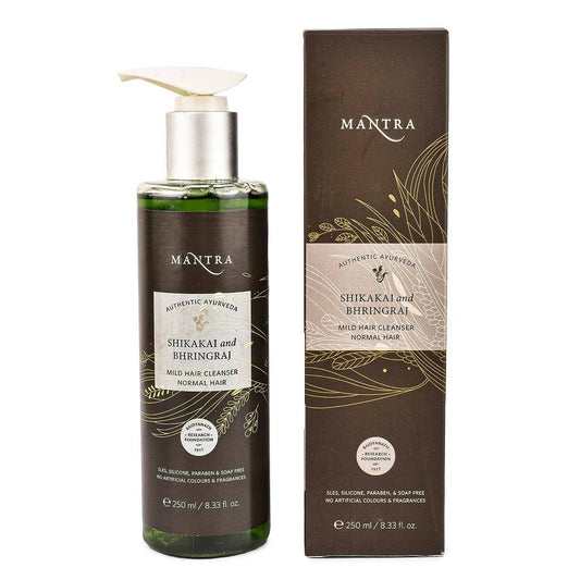 Mantra Herbal Shikakai and Bhringraj Mild Hair Cleanser For Normal Hair - BUDEN