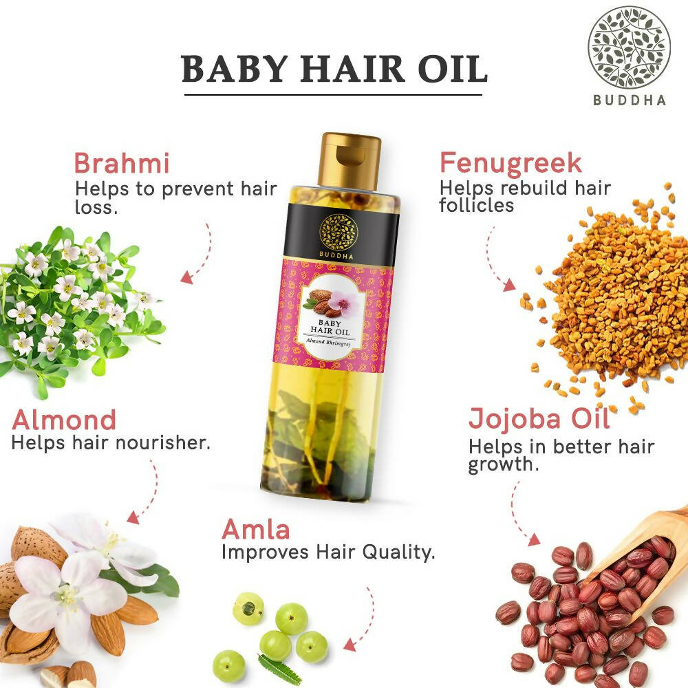 Buddha Natural Baby Hair Oil