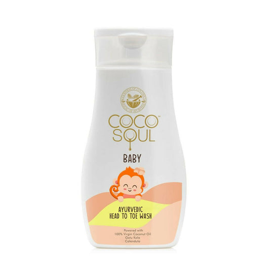 Coco Soul Baby Ayurvedic Head to Toe Wash -  USA, Australia, Canada 