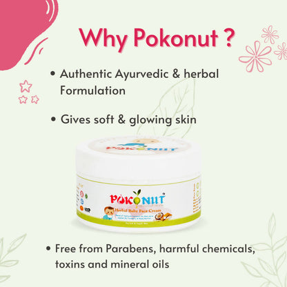 Pokonut Herbal Baby Face Cream