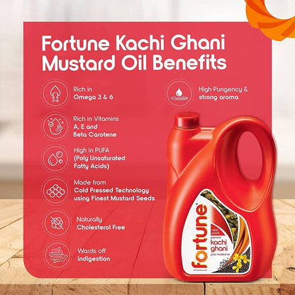 Fortune Premium Kachi Ghani Pure Mustard Oil