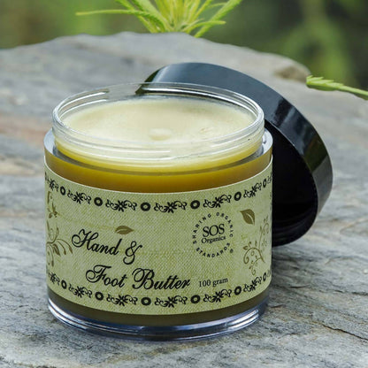 SOS Organics Hand & Foot Butter