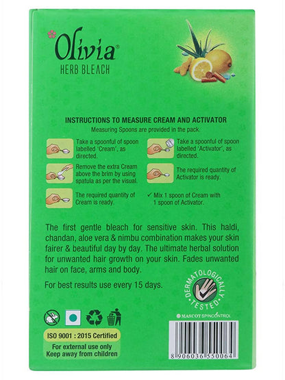 Olivia Herb Bleach For Sensitive Skin