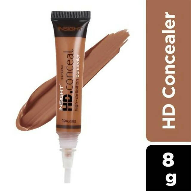 Insight Cosmetics HD Concealer - Natural Finish, Water-Resistant - Rich Tan