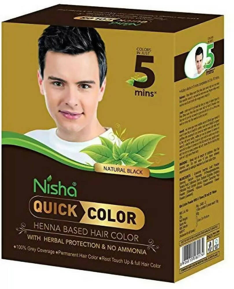 Nisha Henna Based Quick Hair Color Black