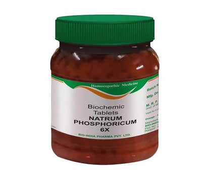 Bio India Homeopathy Natrum Phosphoricum Biochemic Tablets