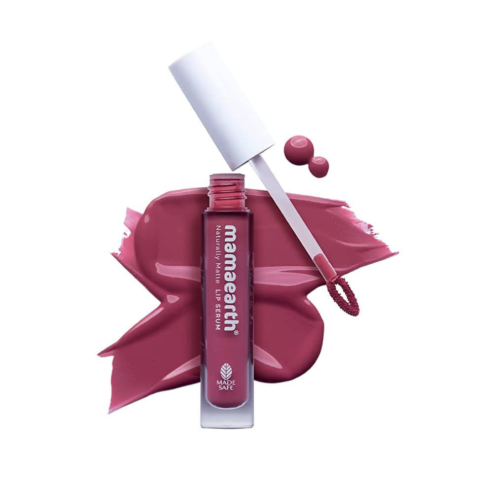 Mamaearth Naturally Matte Lip Serum / Pink Daffodil