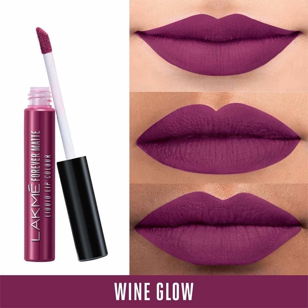 Lakme Forever Matte Liquid Lip Colour - Wine Glow