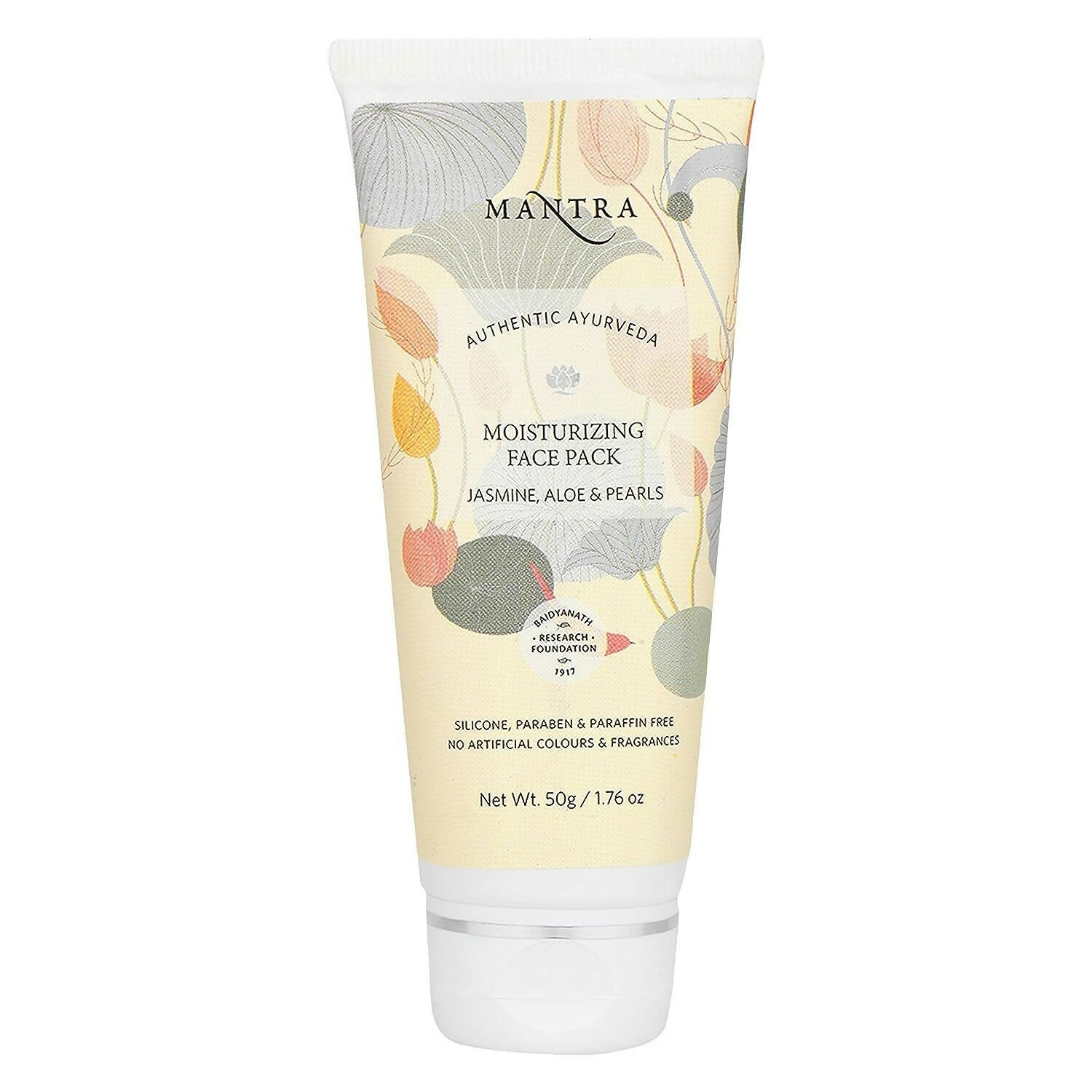 Mantra Herbal Jasmine, Aloe and Pearls Moisturizing Face Pack - BUDNEN