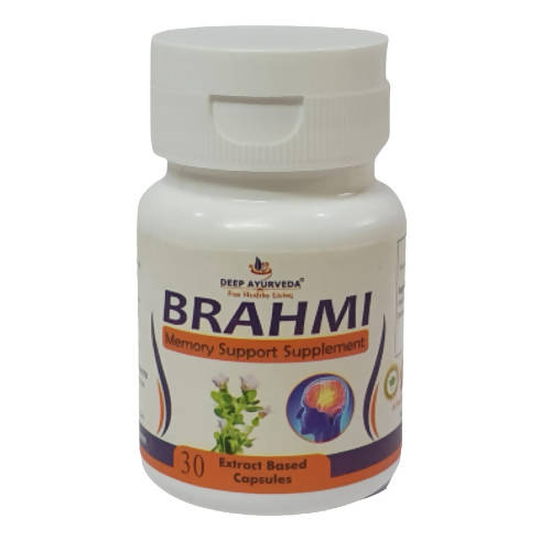 Deep Ayurveda Brahmi 500mg Veg Capsule - usa canada australia