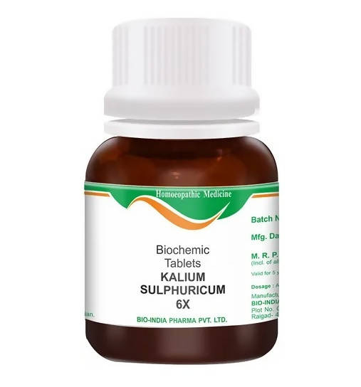 Bio India Homeopathy Kalium Sulphuricum Biochemic Tablets