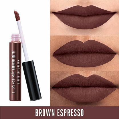 Lakme Forever Matte Liquid Lip Colour - Brown Espresso